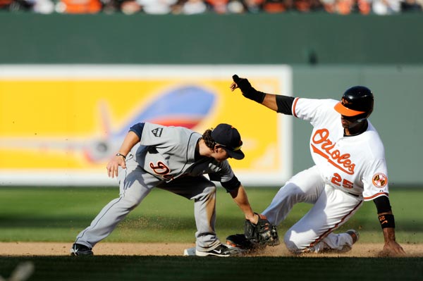 Detroit Tigers second baseman Will Rhymes