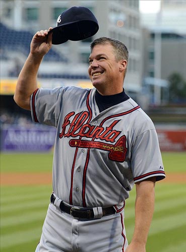 Atlanta Braves third baseman Chipper Jones