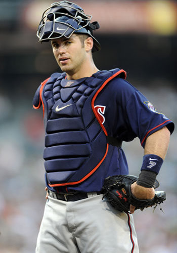 Minnesota Twins catcher Joe Mauer