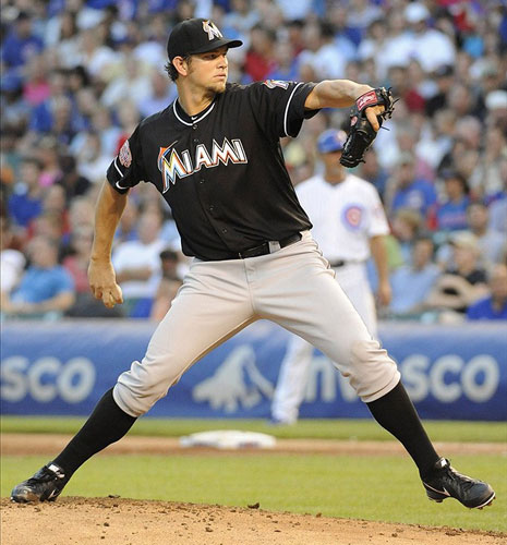 Miami Marlins starting pitcher Josh Johnson