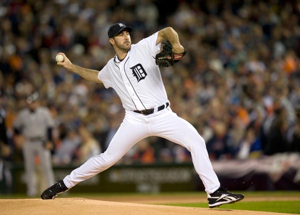 Tigers starting pitcher Justin Verlander