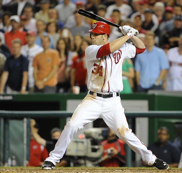 Washington Nationals left fielder Bryce Harper