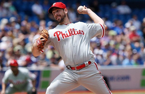 Philadelphia Phillies starting pitcher Cliff Lee